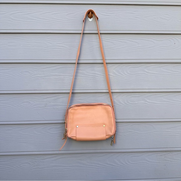 Objectposh Leather Peach Crossbody - Picture 2 of 6